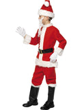 Deluxe Santa Costume for Children side
