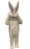 Bunny Lady Long Lashes Adult Mascot Hire Costume