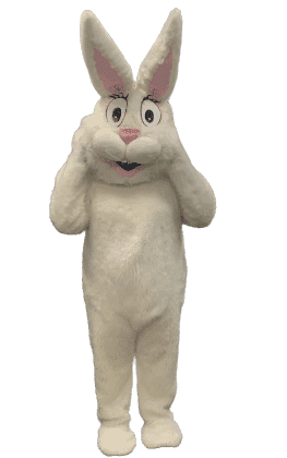 Bunny Long Lashes Adult Mascot Hire Costume