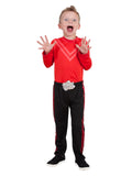 Simon The Wiggles Red Children's Deluxe Book Week Dress Up Costume