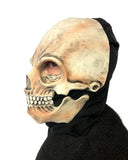 Skeleton Head Latex Face Mask with Moving Mouth