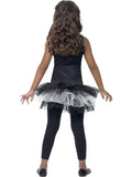 Skeleton Tutu Dress Girls Halloween Costume back