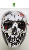 Skull Blood Light Up Halloween Mask