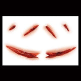 Smiley Halloween Costume Make Up 3D FX Transfers card
