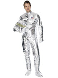 Spaceman Costume Silver Jumpsuit without helmet