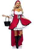 Storybook Red Riding Hood Costume for Adults with basket