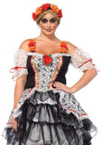 Sugar Skull Senorita Women's Mexican Plus Size Costume