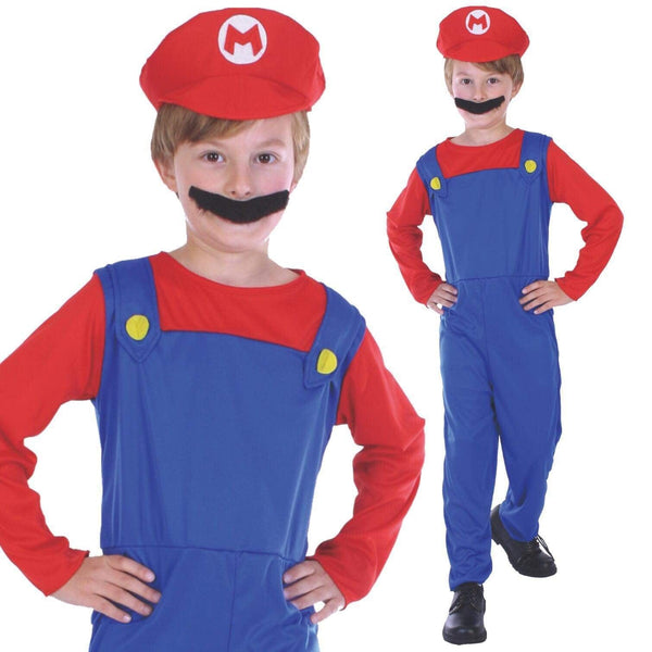 Super Plumber Boy Children's Costume