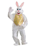 Super Deluxe Easter Bunny White Rabbit Mascot Fancy Dress Adult Costume