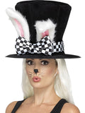 Tea Party March Hare Top Hat with Bunny Ears