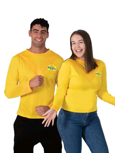 Yellow Wiggles Deluxe Costume Top for Adults