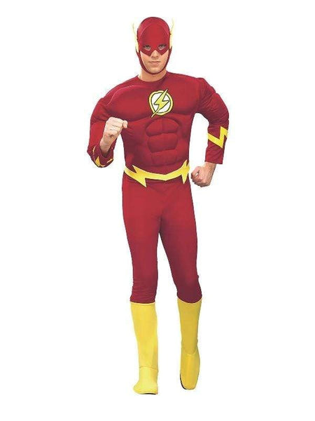 The Flash Justice League Muscle Chest Mens Costume