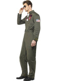 Top Gun 80s Fighter Pilot Maverick Flight Suit side