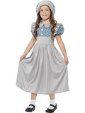 Historical Victorian School Girl Costume Fancy Dress Party Book Week Outfit