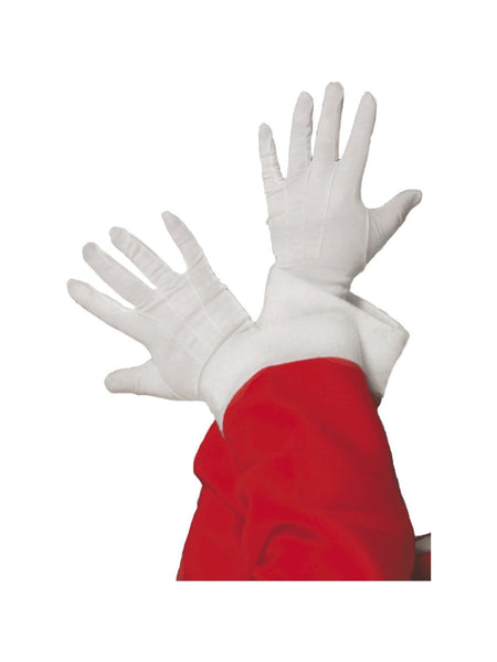 White Santa and Character Gloves