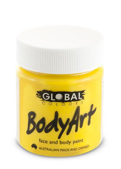 Yellow Body and Face Paint 45ml