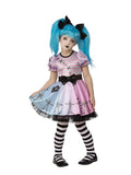 Little Blue Skelly Girl Children's Halloween Costume