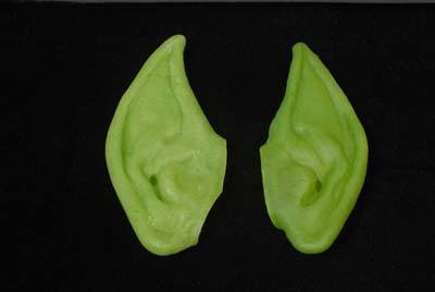 Green Pointy Alien Pixie Ears