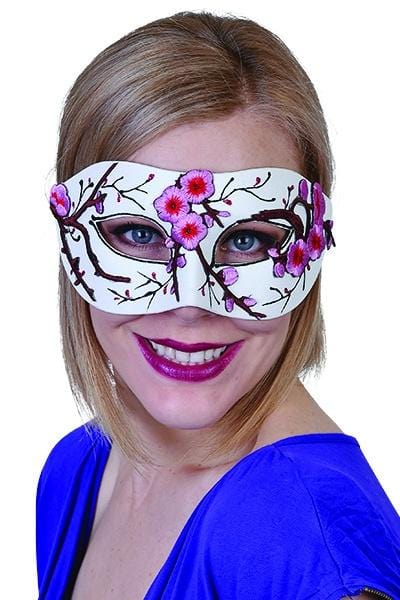Pink Blossom Women's Masquerade Eye Mask
