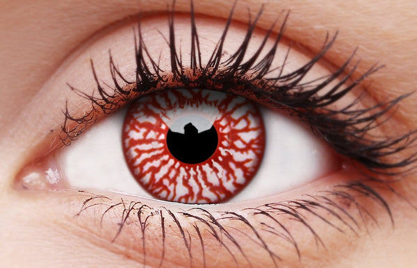 Coloured Contact Lenses Bloodshot 1 YEAR