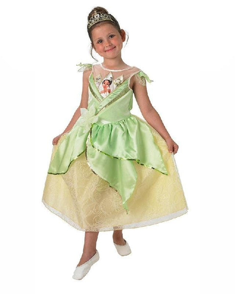 Tiana Glitter Deluxe Children's Princess and the Frog Costume