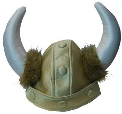 Plush Viking Helmet Costume Hat