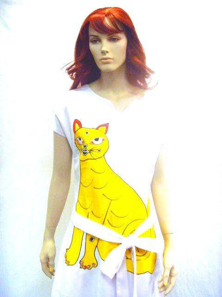  Cat 70s Disco Dress Womens Hire Costume
