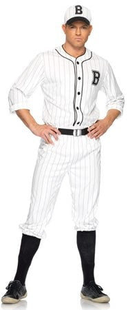 Baseball Player Retro Mens Costume