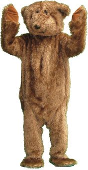 Bear Teddy Adult Mascot Hire Costume