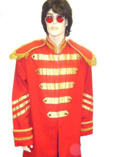 Beatles Sgt Peppers Red Mens Costume
