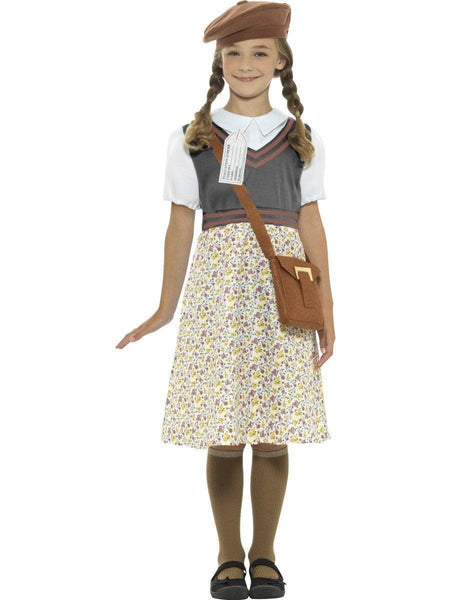 Old Fashion Wartime School Girl Book Week Character Costume