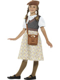 Old Fashion Wartime School Girl Book Week Character Costume profile