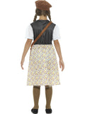 Old Fashion Wartime School Girl Book Week Character Costume back