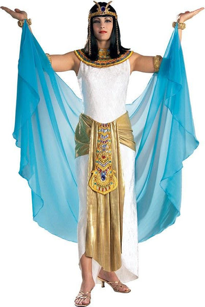 Costumes - Cleopatra White And Blue Womens Costume