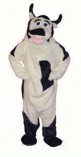 Costumes - Cow Closed Face Adult Mascot Costume