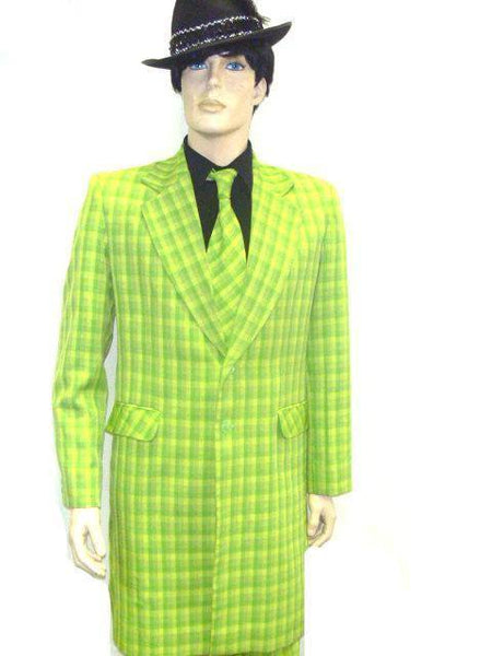 Gangster Zoot Suit Green Men's 1920's Hire Costume