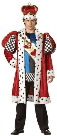 King Of Hearts Deluxe Mens Costume