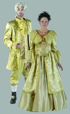 Gold French Louis Renaissance Hire Costume 
