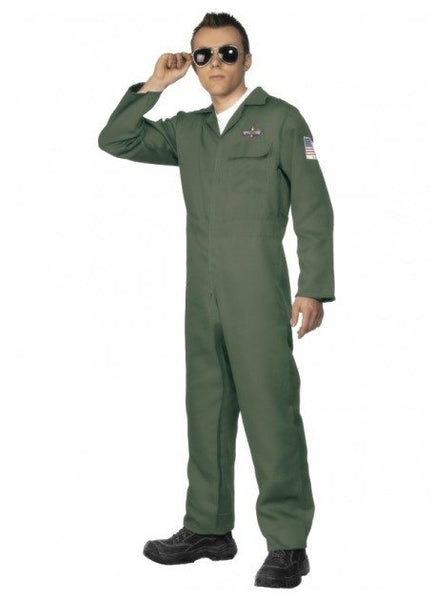 Costumes Men - Aviator Jumpsuit Adult Costume