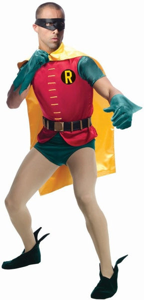 Costumes Men - Batman Classic TV Series Robin Adult Costume