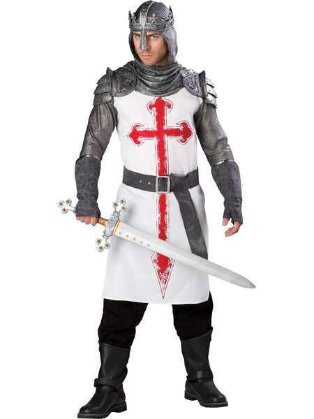 Costumes Men - Crusader Medieval Knight Adult Hire Costume