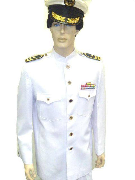 White Officer And A Gentleman Men's Hire Costume