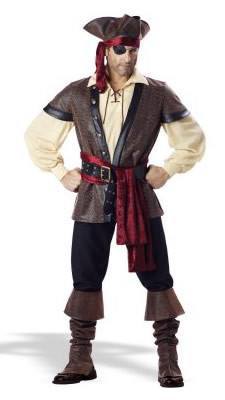 Costumes Men - Pirate Rustic Mens Costume