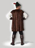 Robin Hood Sherwood Archer Hero Mens' Medieval Hire Costume back