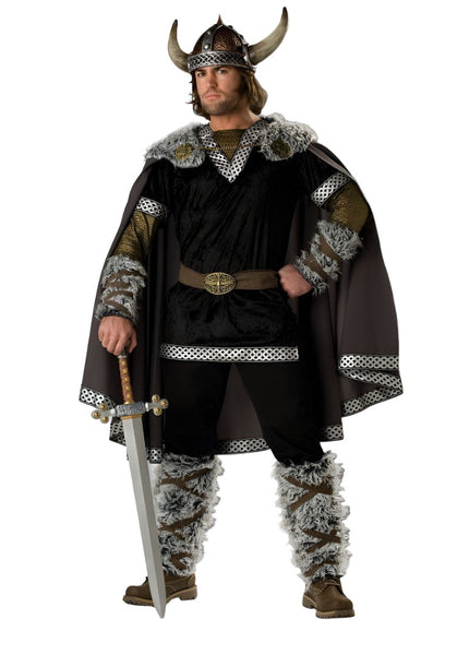 Viking Medieval Nordic Warrior Men's Hire Costume