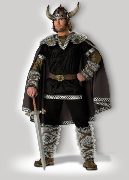 Viking Medieval Nordic Warrior Men's Hire Costume