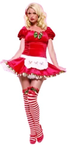 Costumes - Santa's Helper Miss Candy Womens Costume
