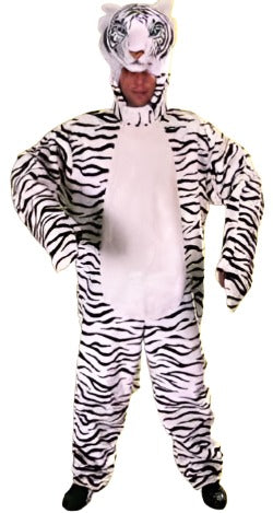 White Tiger Adult Hire Costume