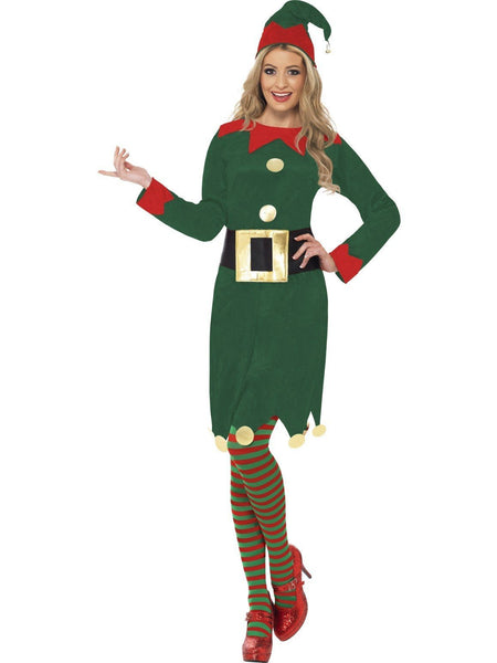 Costumes Women - Elf Cool Yule Christmas Elf Women's Costume