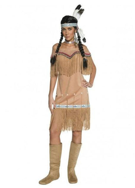 Costumes Women - Indian Wild West Indian Lady Dress For Sale